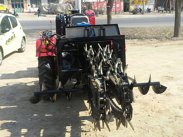雙鏈條合金刀開溝機